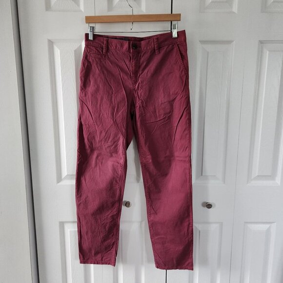 Armani Exchange Red Boyfriend Pants - Picture 6 of 7